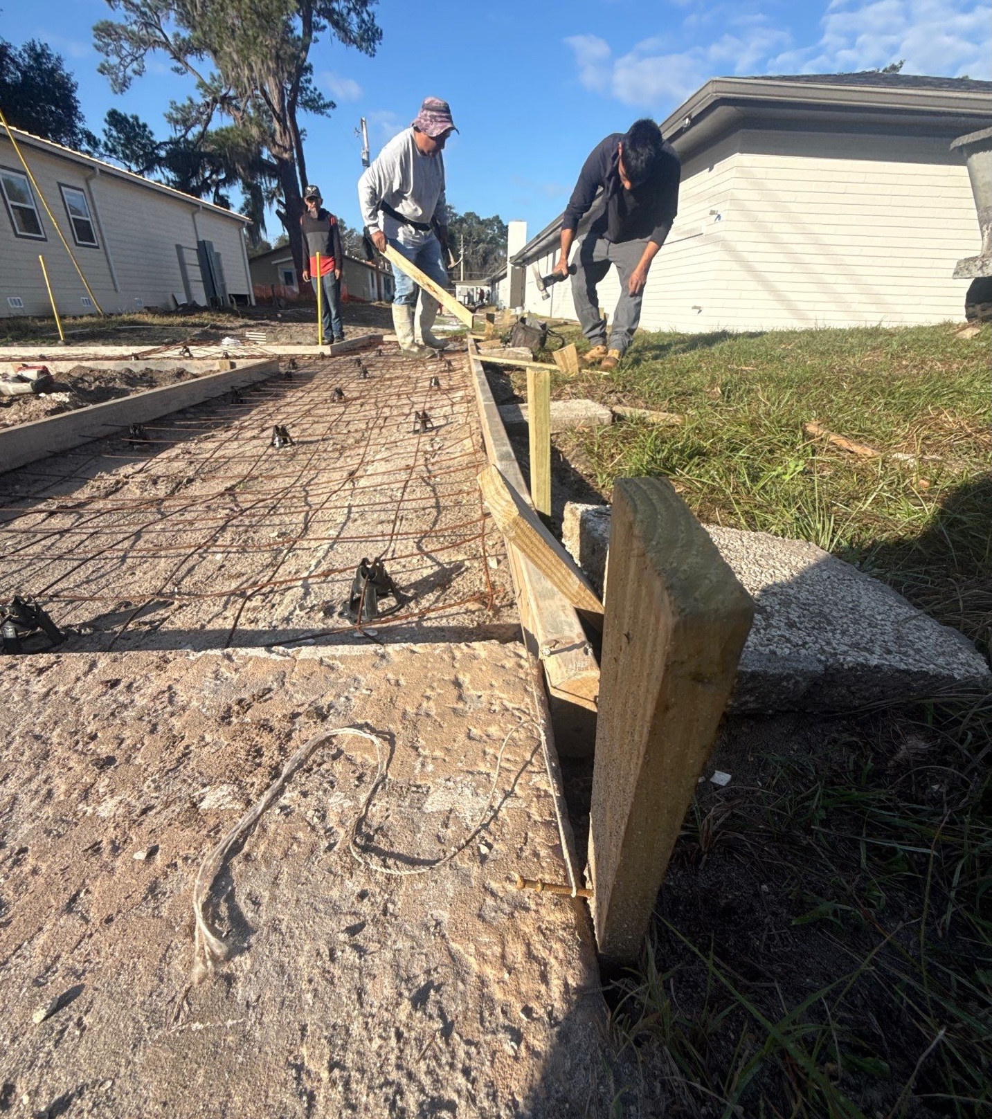 Main concrete pad installation Orlando FL