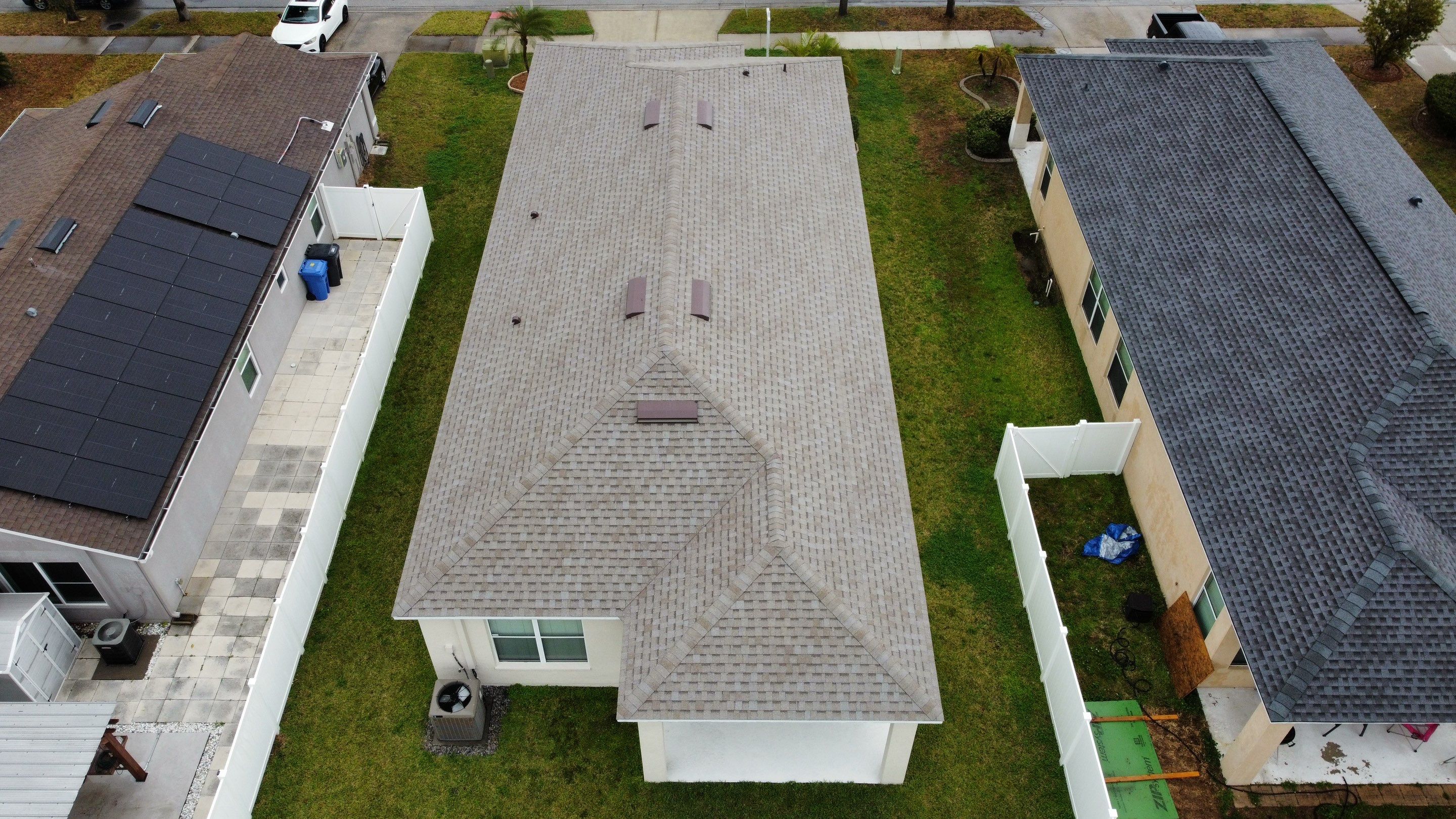Architectural asphalt shingle installation Houston TX